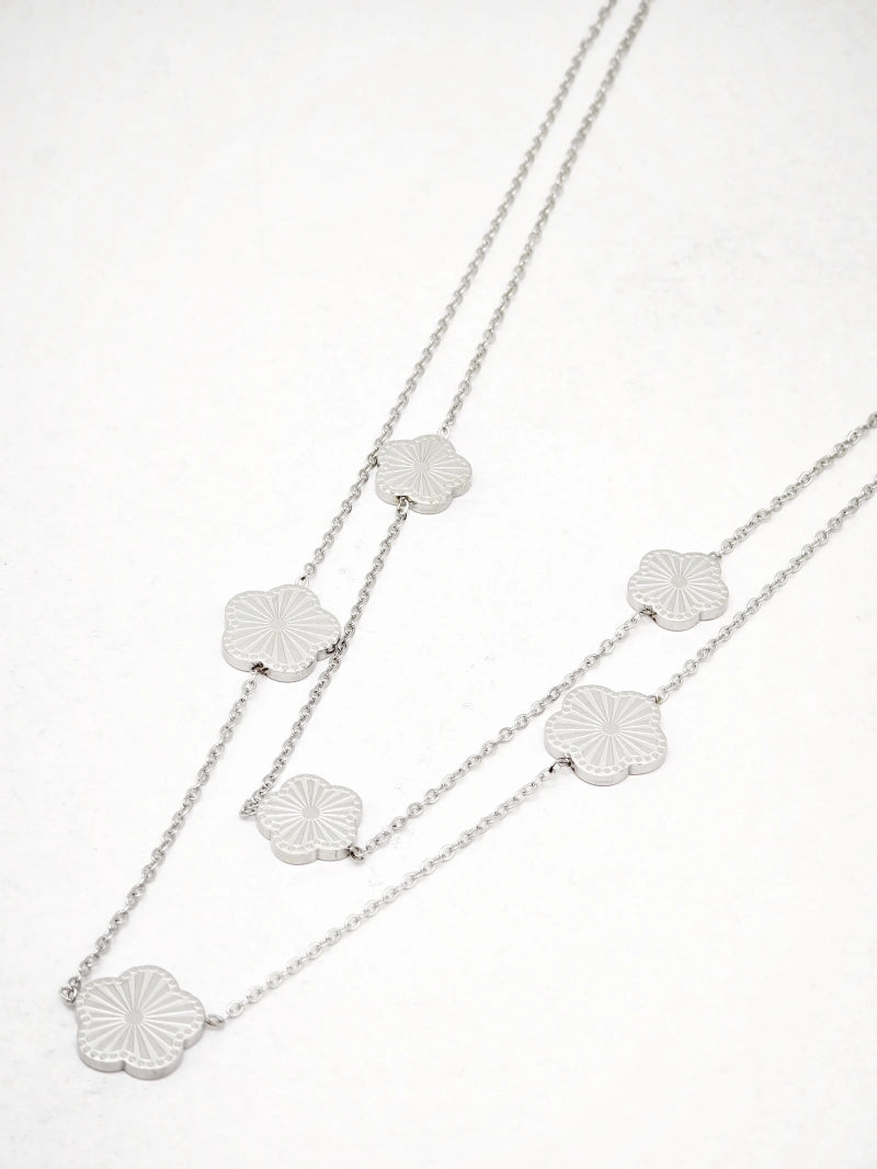 Collier en acier inoxydable - ARGENT