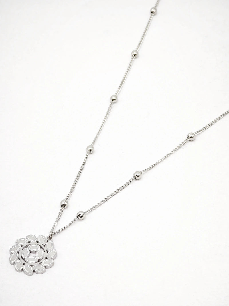 Collier en acier inoxydable - ARGENT