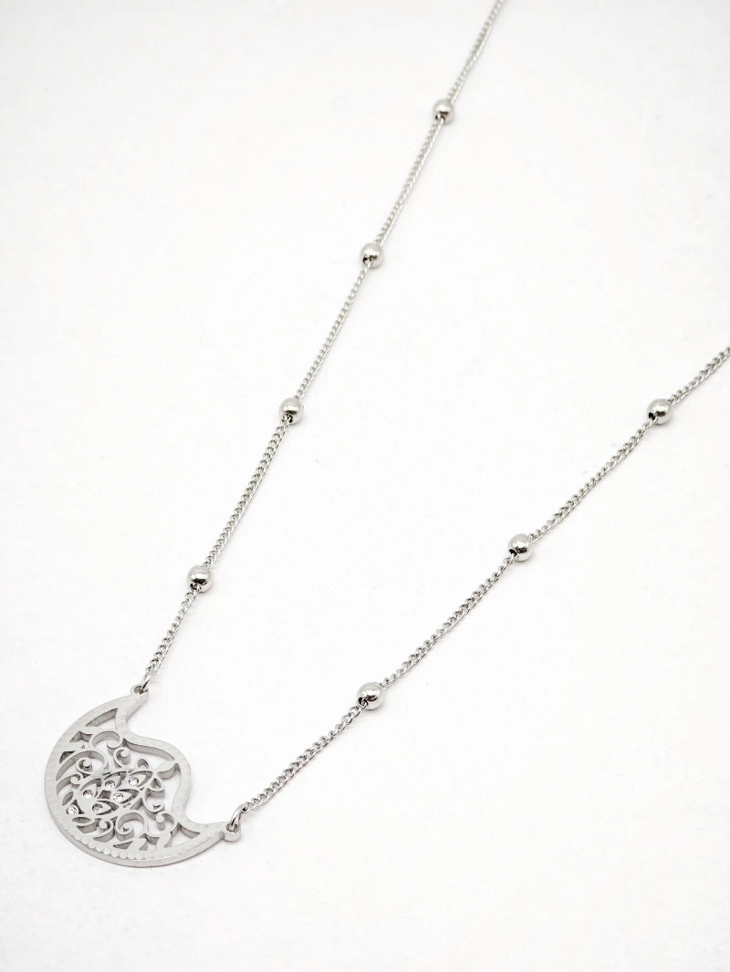 Collier en acier inoxydable - ARGENT