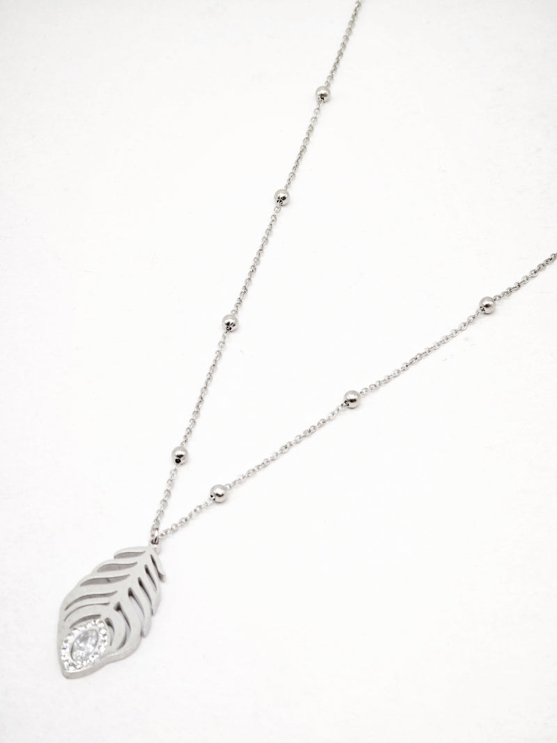 Collier en acier inoxydable - ARGENT