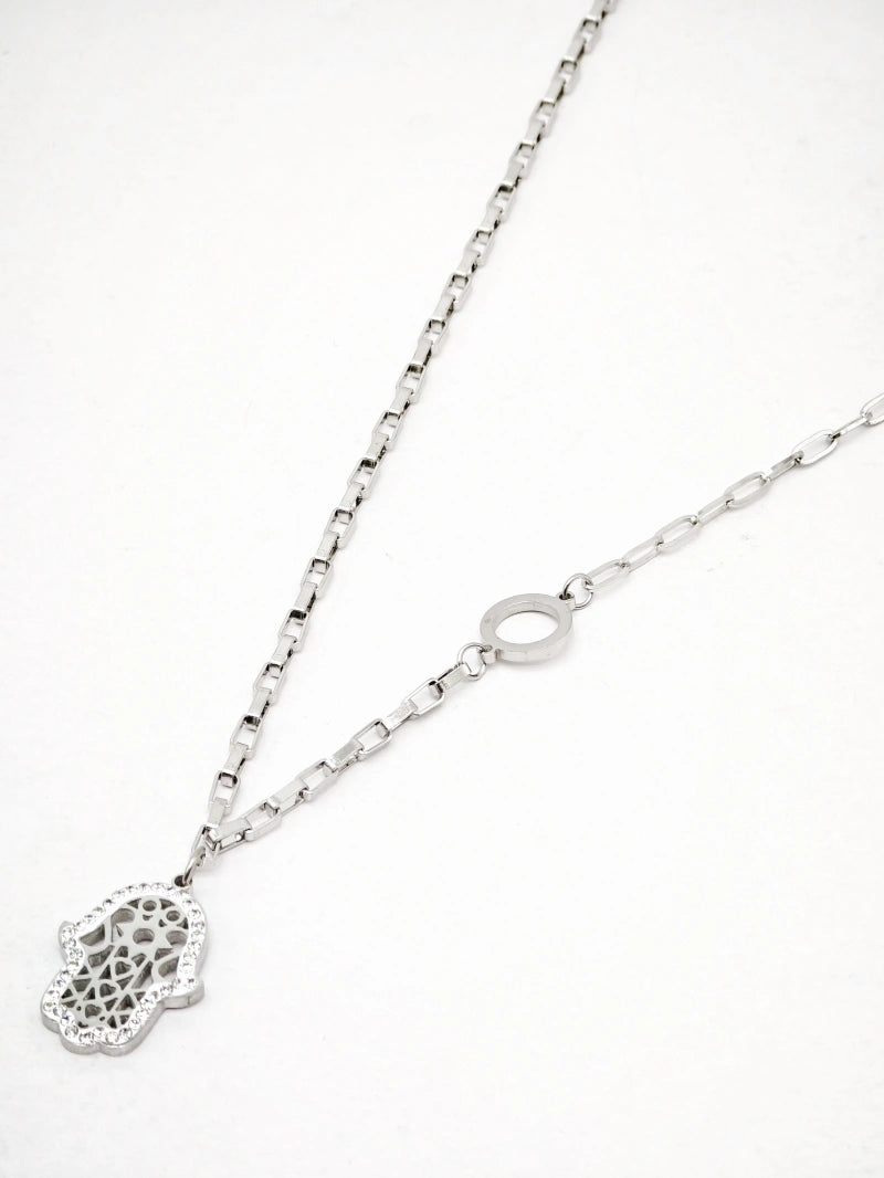 Collier en acier inoxydable - ARGENT