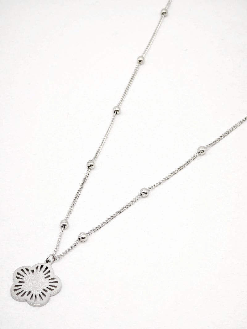 Collier en acier inoxydable - ARGENT