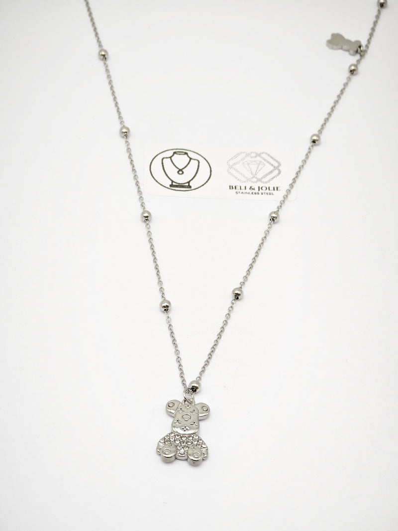 Collier en acier inoxydable - ARGENT