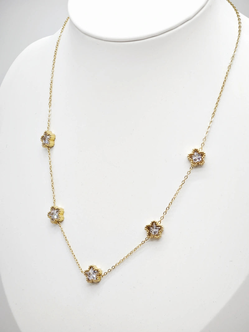 Collier en acier inoxydable - BLANC