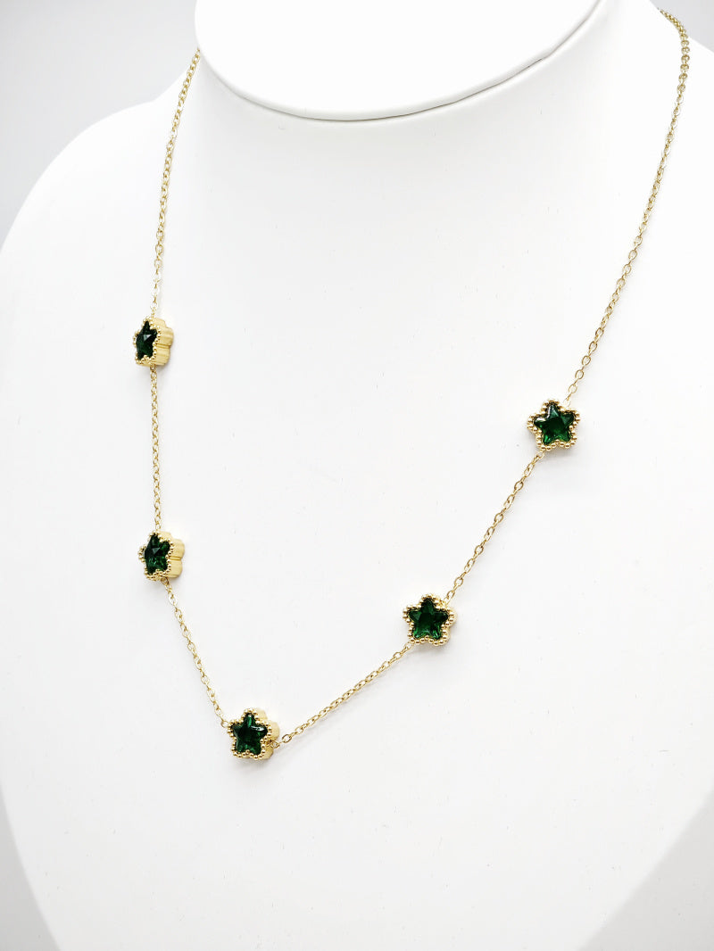 Collier en acier inoxydable - VERT