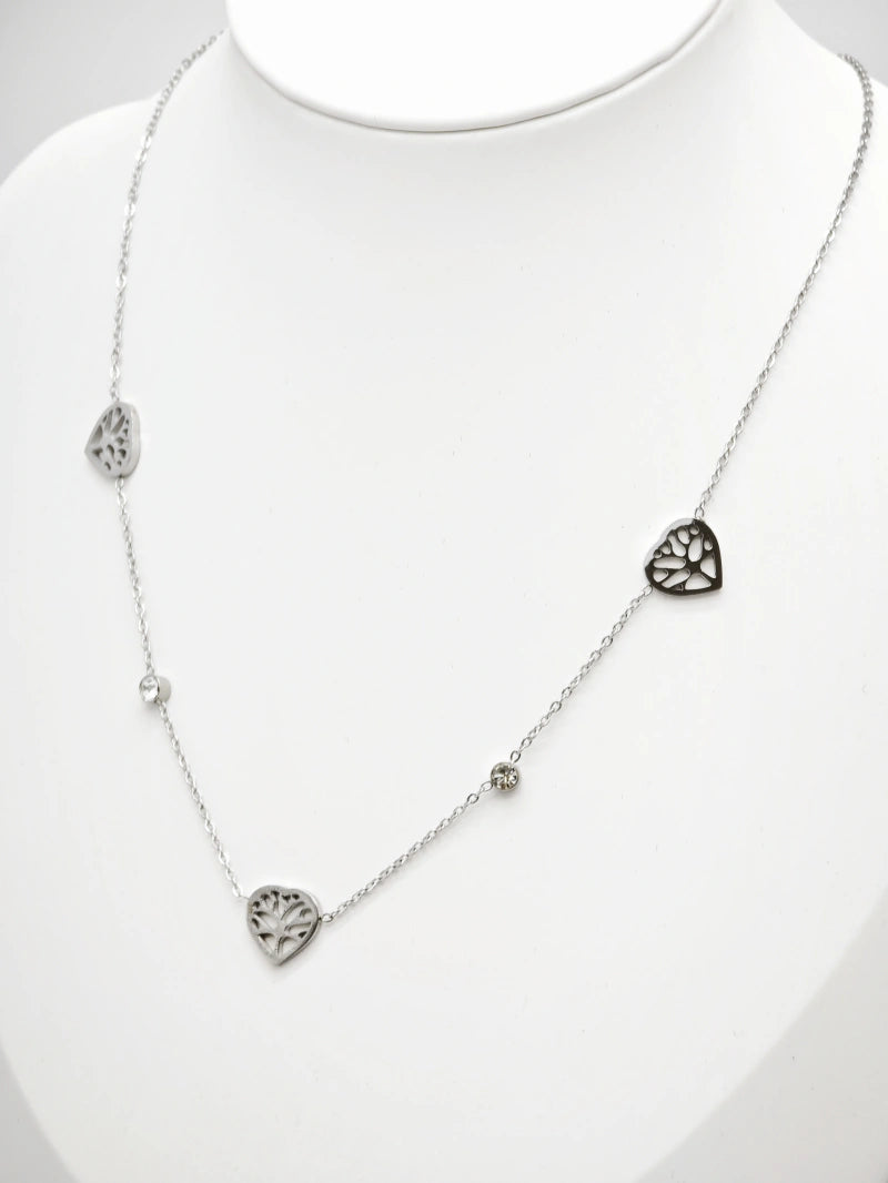 Collier en acier inoxydable - ARGENT
