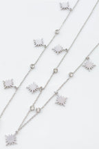 Parure de bijoux en acier inoxydable - ARGENT