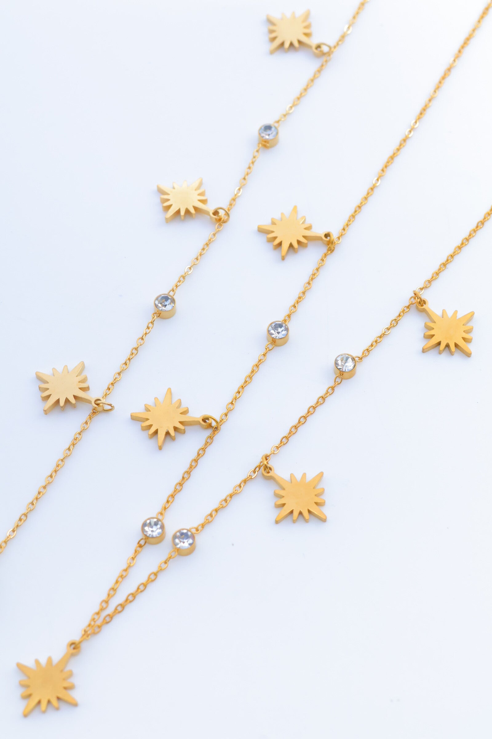 Parure de bijoux en acier inoxydable - DORÉ