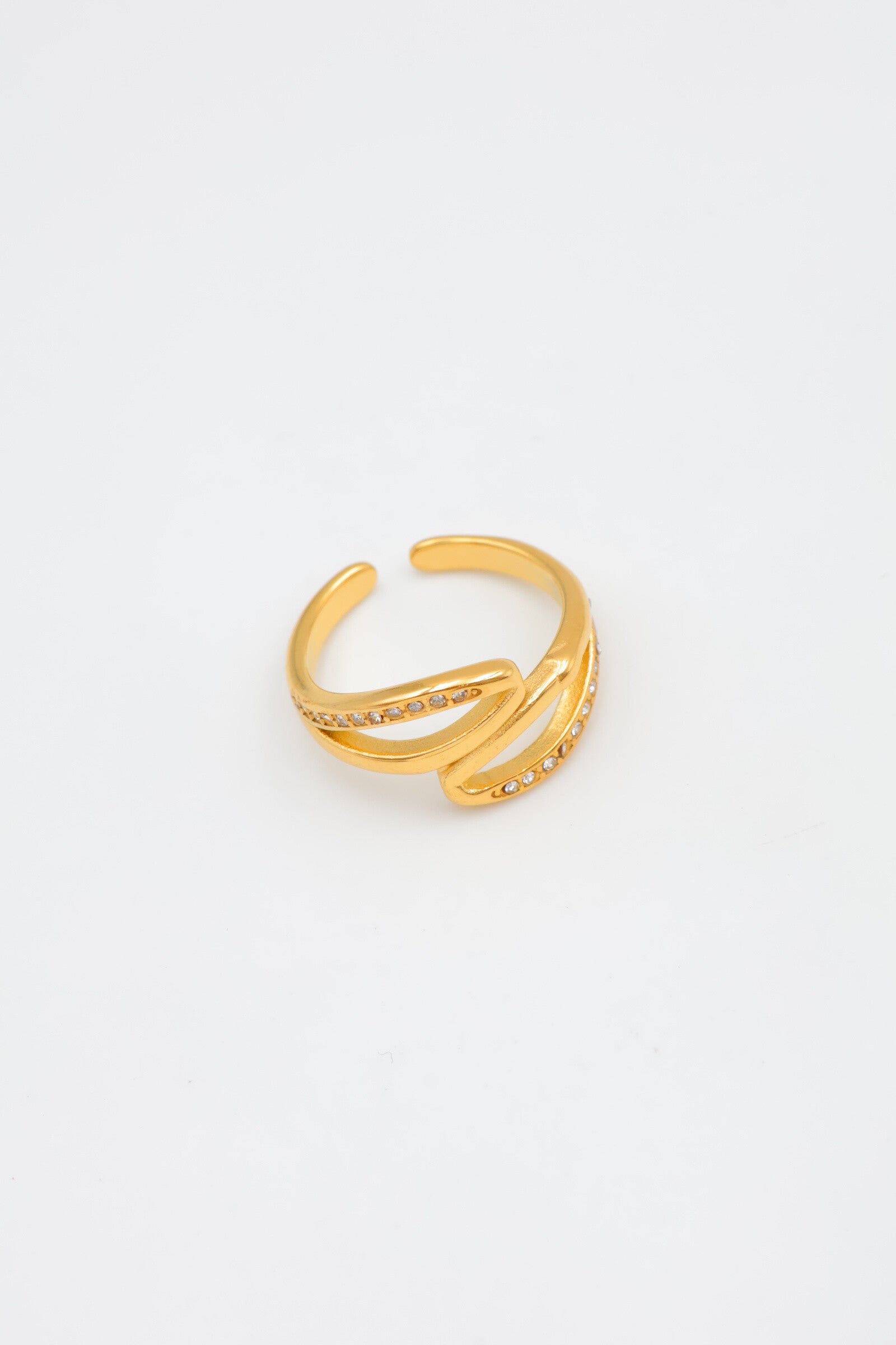 Bague en acier inoxydable ajustable - DORÉ