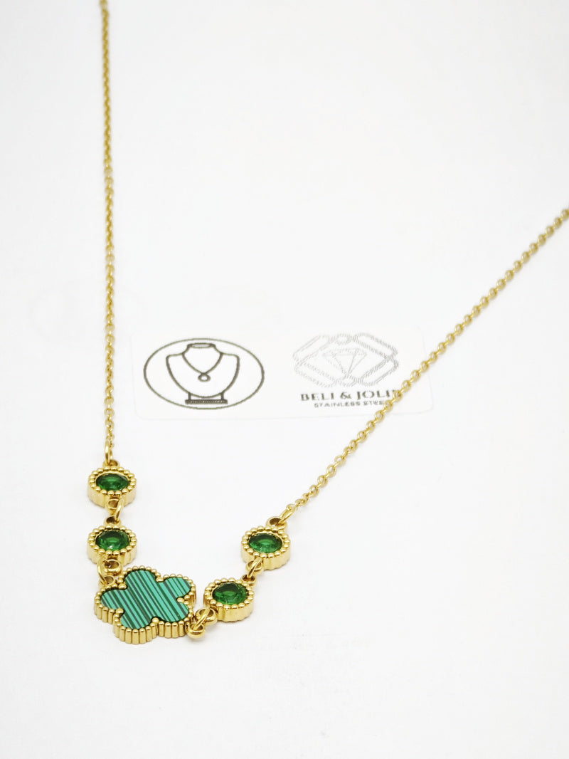 Collier en acier inoxydable - VERT