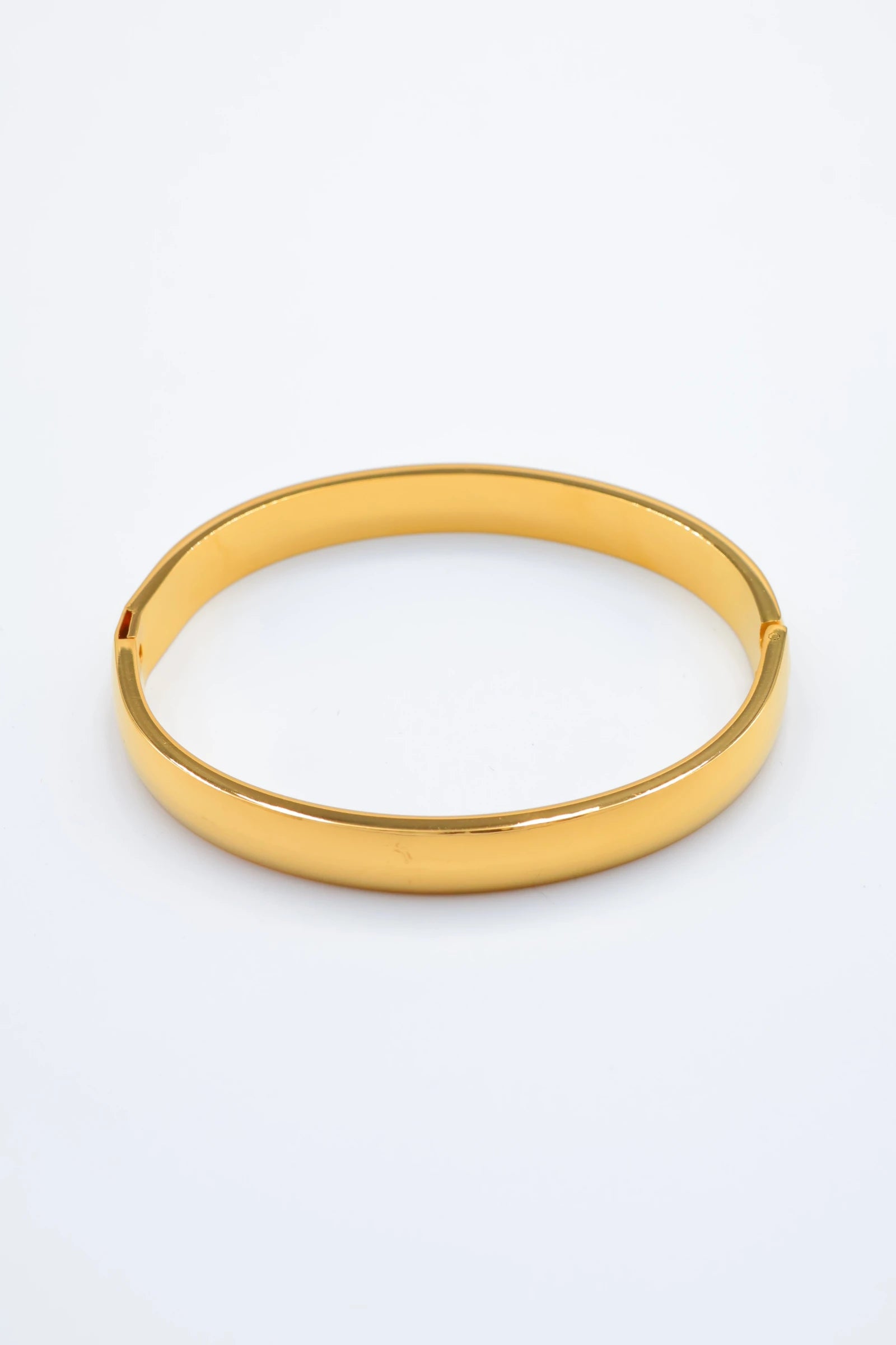 Bracelet jonc en acier inoxydable - DORÉ