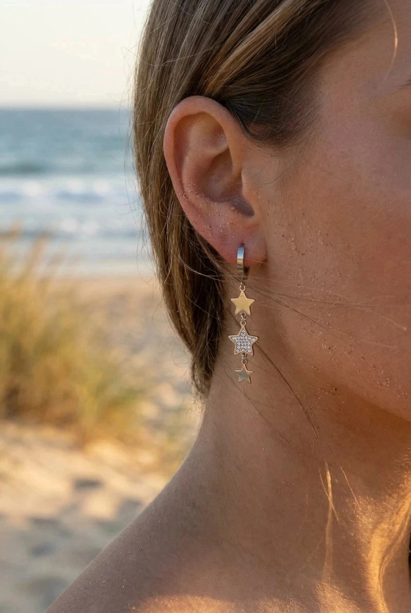 Boucles d’oreilles en acier inoxydable