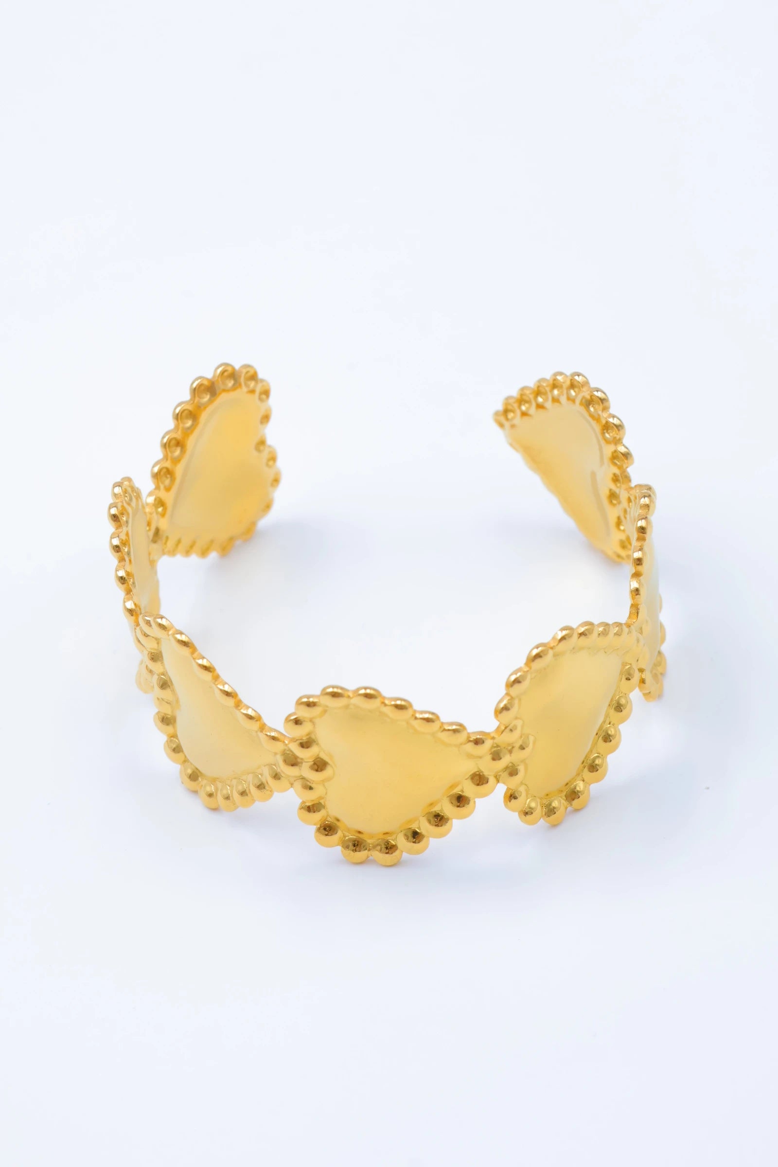 Bracelet jonc en acier inoxydable - DORÉ