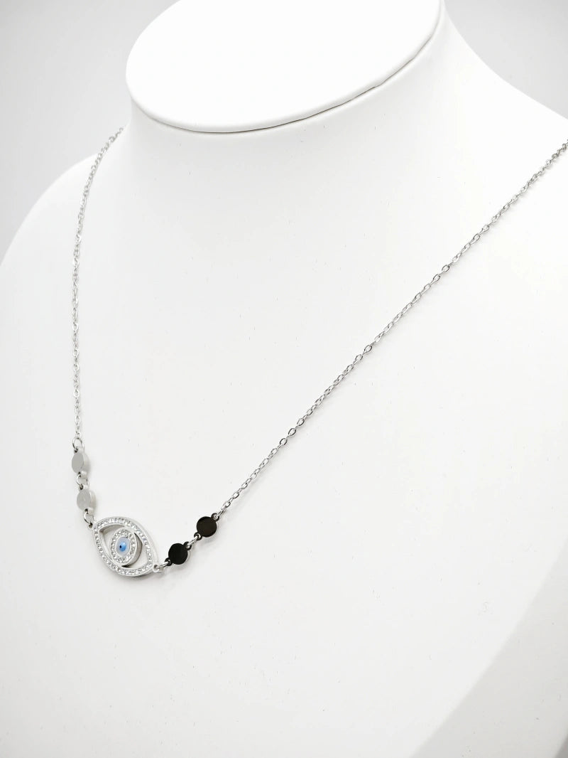 Collier en acier inoxydable - ARGENT