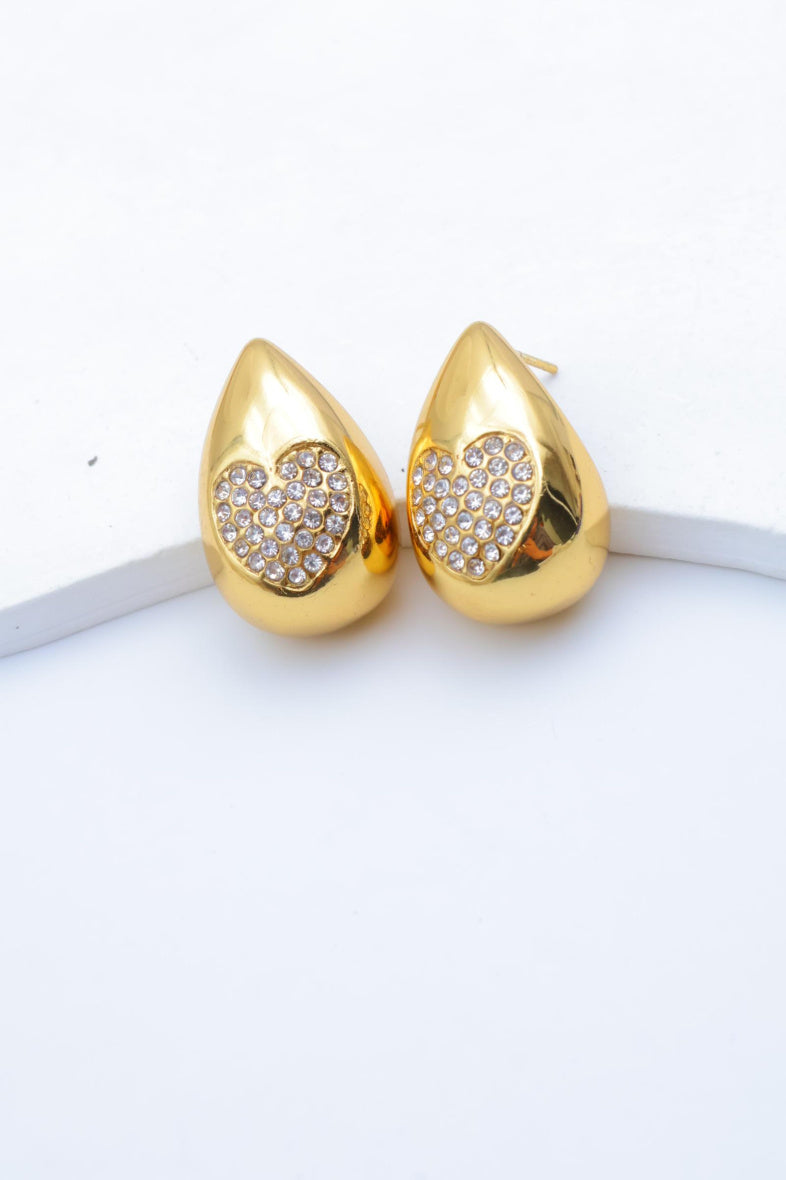 Boucles d'oreilles en acier inoxydable - DORÉ