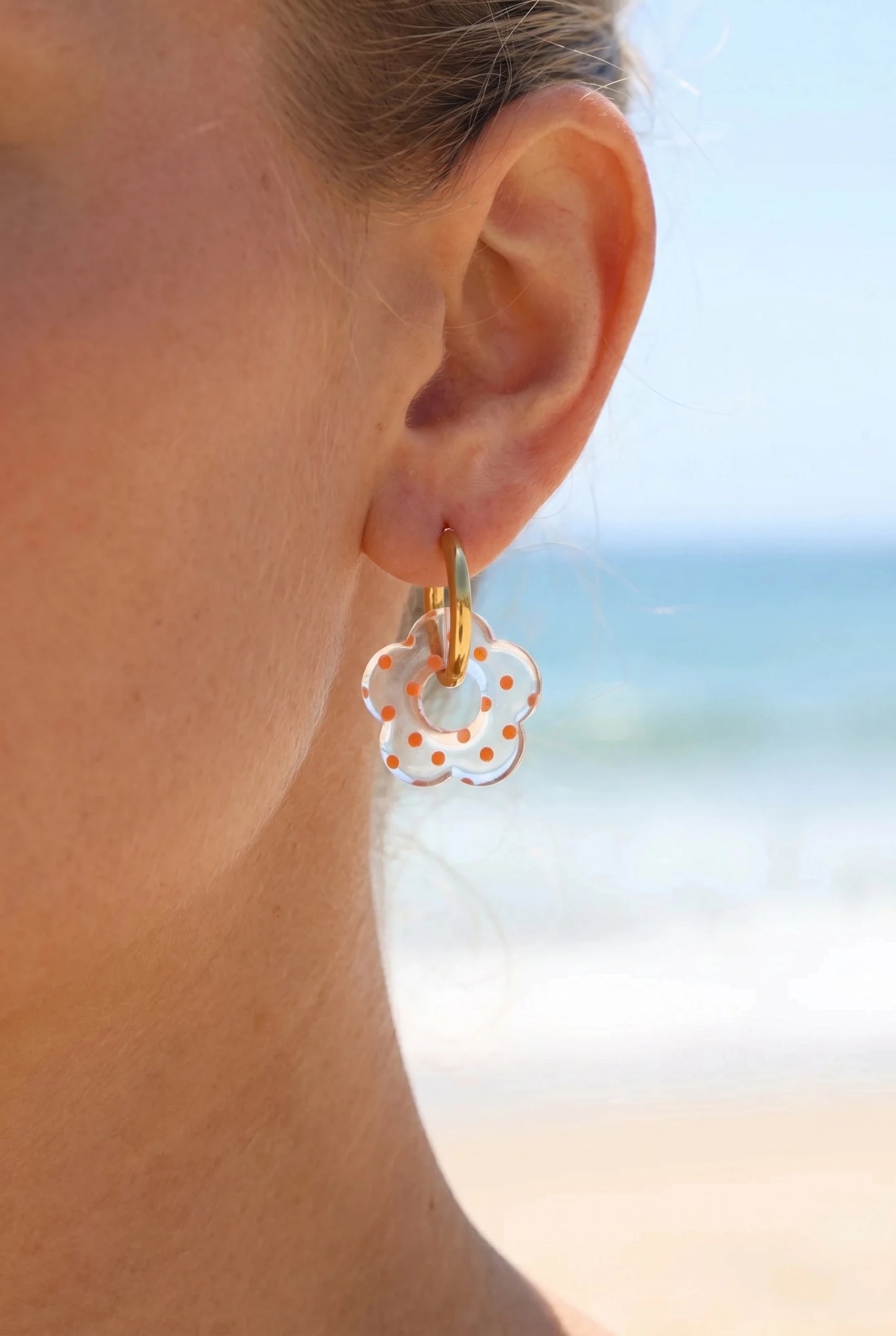 Boucles d’oreilles en acier inoxydable