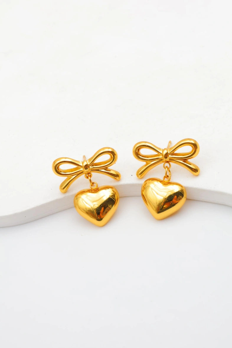 Boucles d'oreilles en acier inoxydable - DORÉ