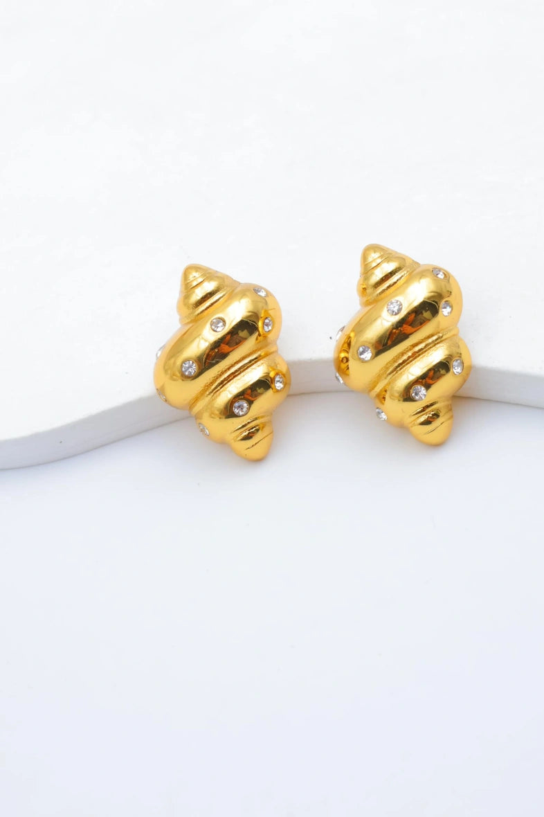 Boucles d'oreilles en acier inoxydable - DORÉ