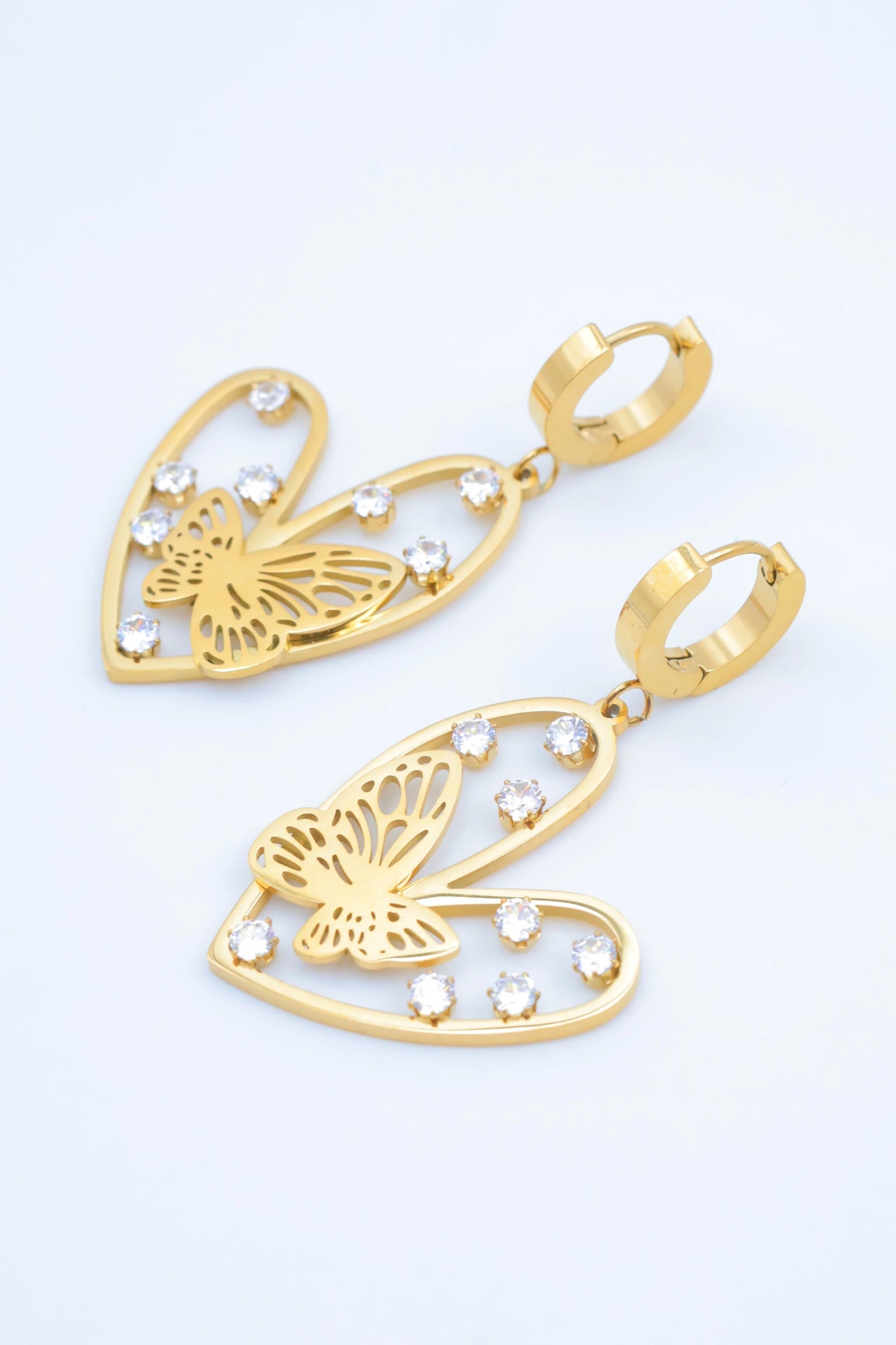 Boucles d'oreilles en acier inoxydable - DORÉ