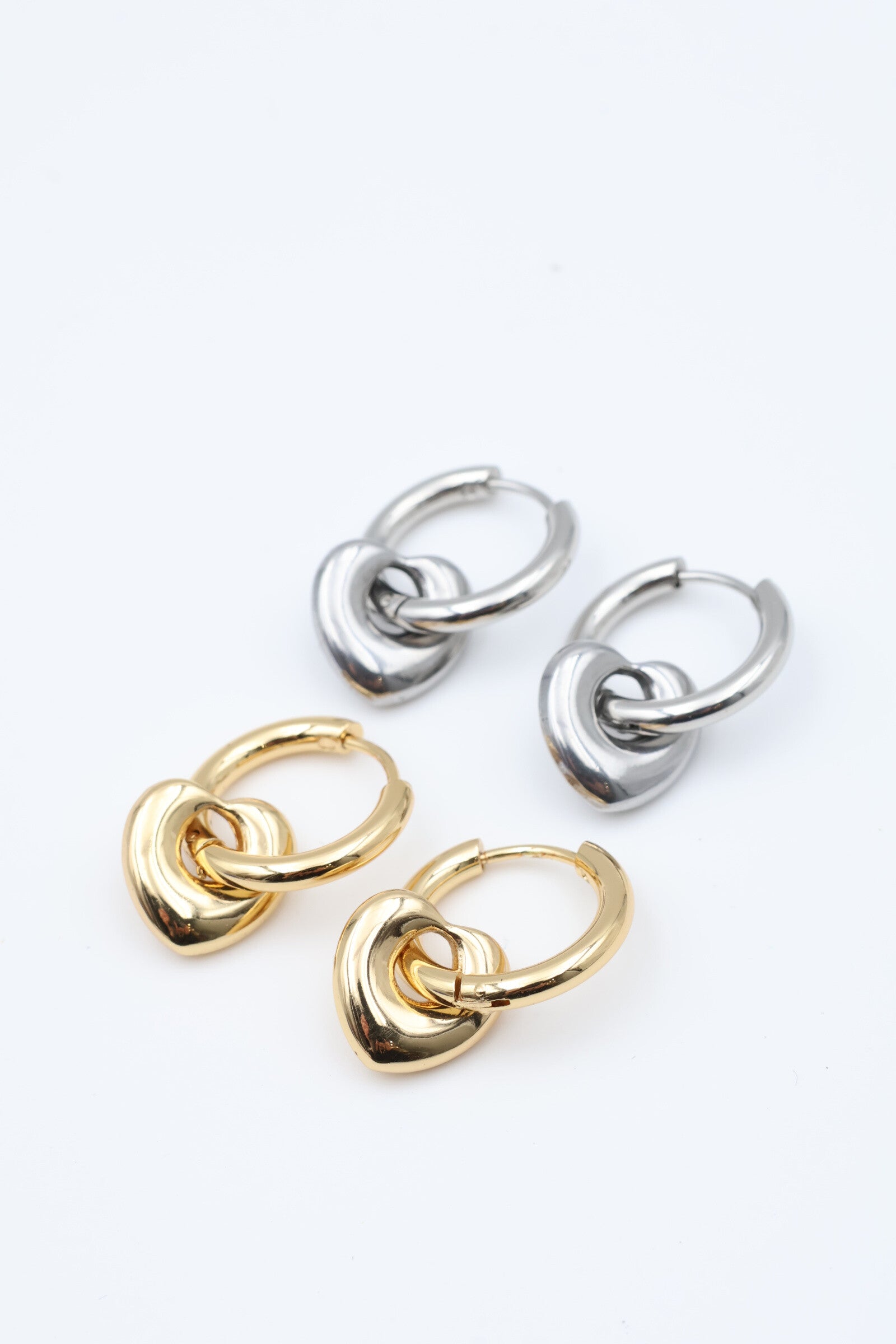 Boucles d'oreilles en acier inoxydable - DORÉ