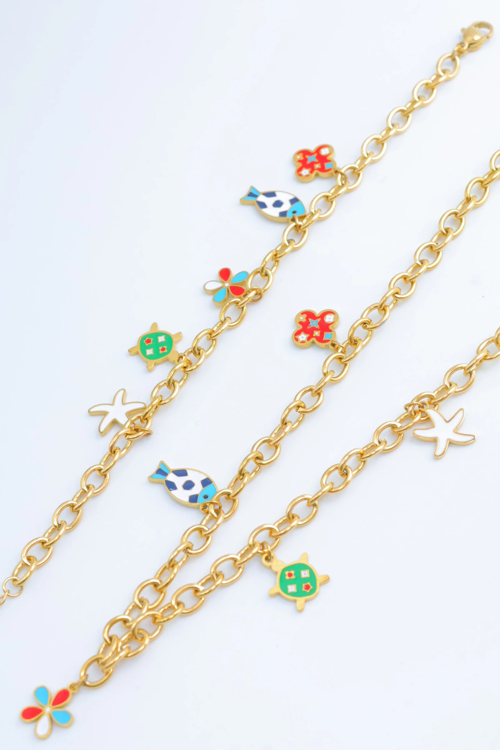 Parure de bijoux en acier inoxydable - DORÉ