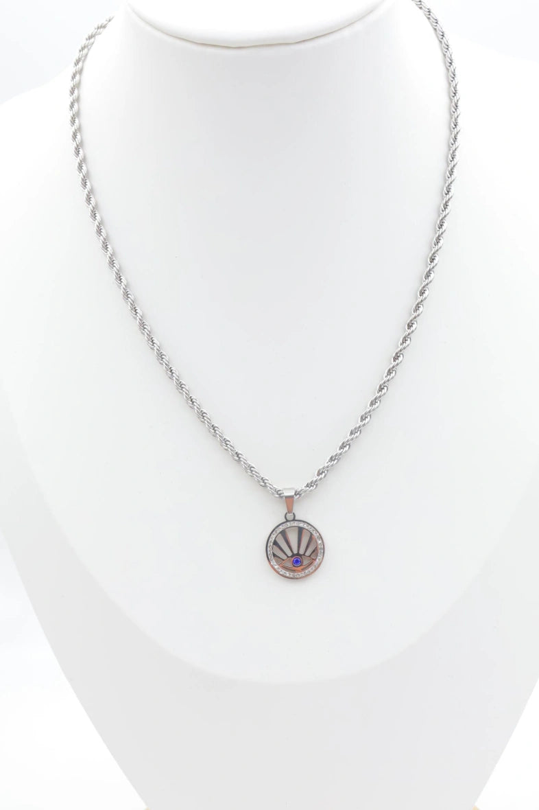 Collier en acier inoxydable - ARGENT