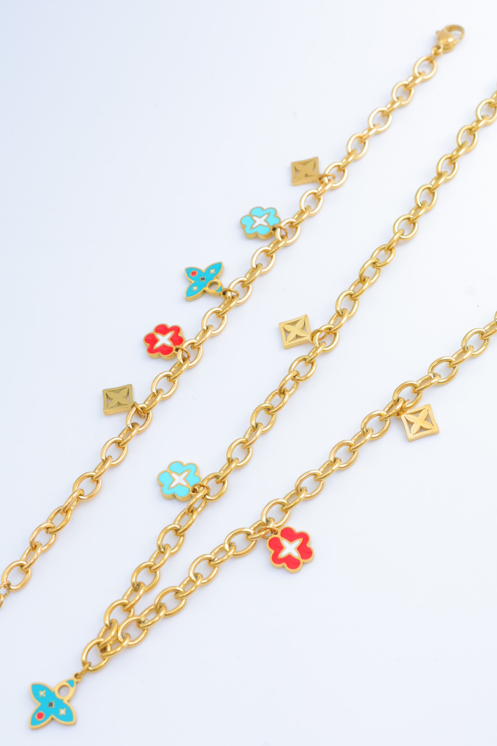 Parure de bijoux en acier inoxydable - DORÉ