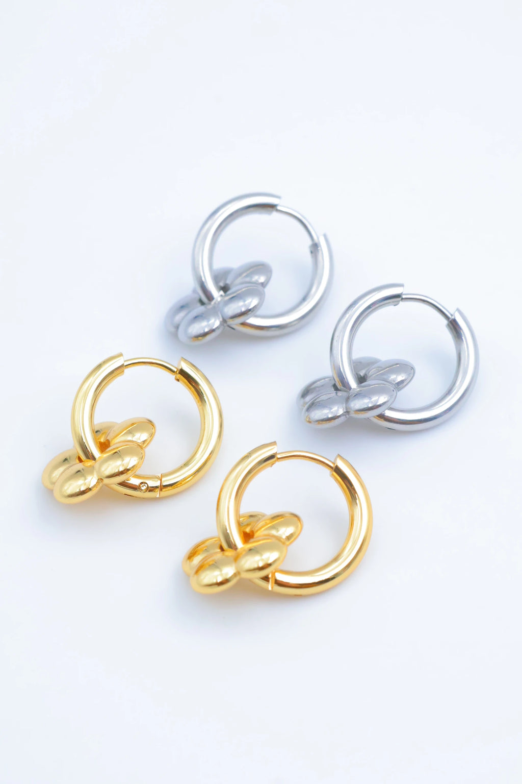 Boucles d'oreilles en acier inoxydable - DORÉ