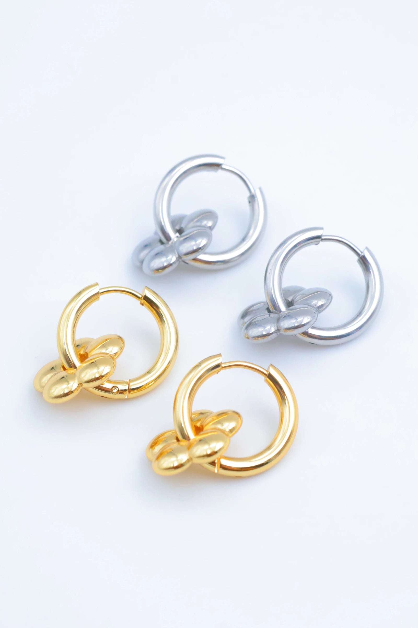 Boucles d'oreilles en acier inoxydable - DORÉ