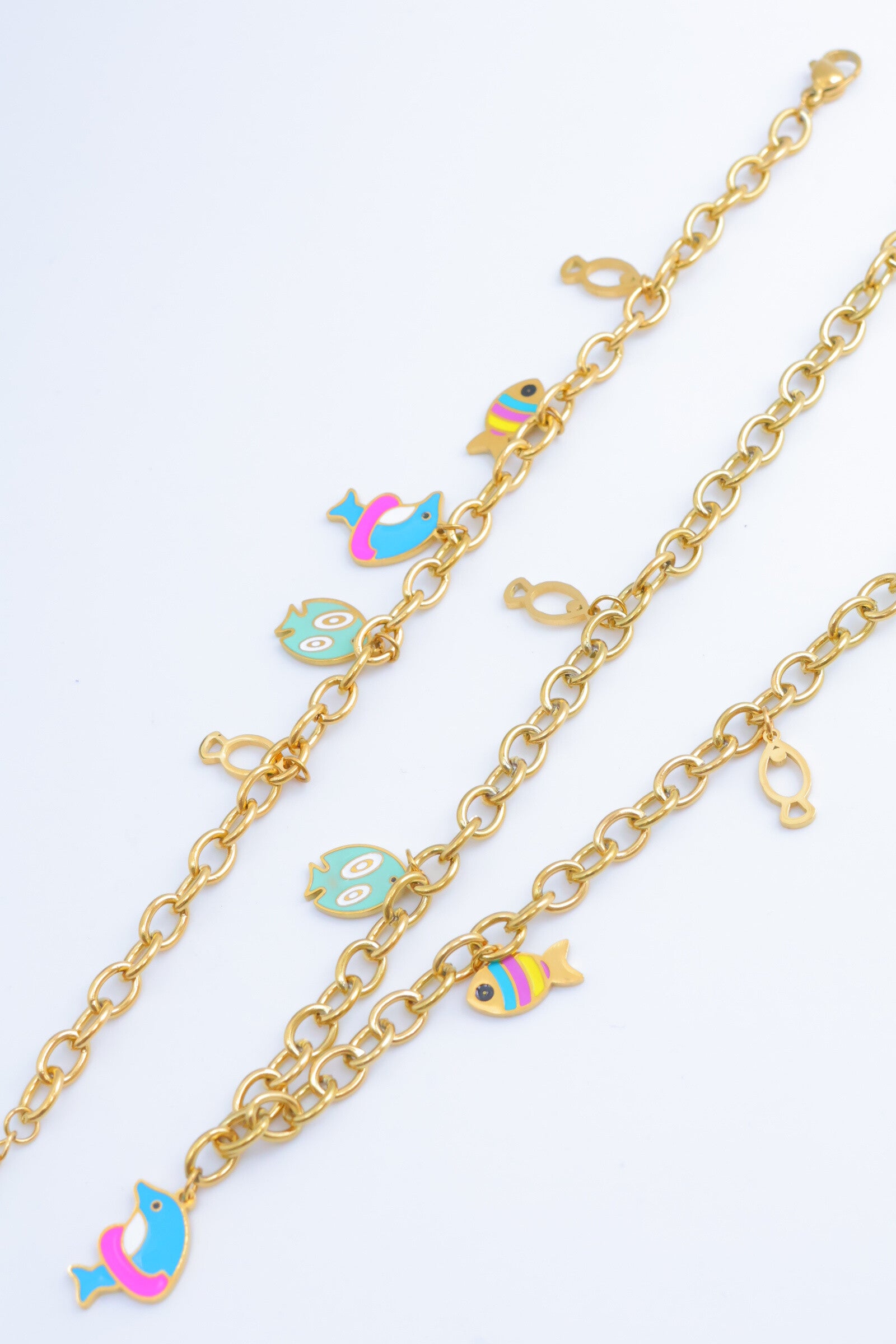 Parure de bijoux en acier inoxydable - DORÉ