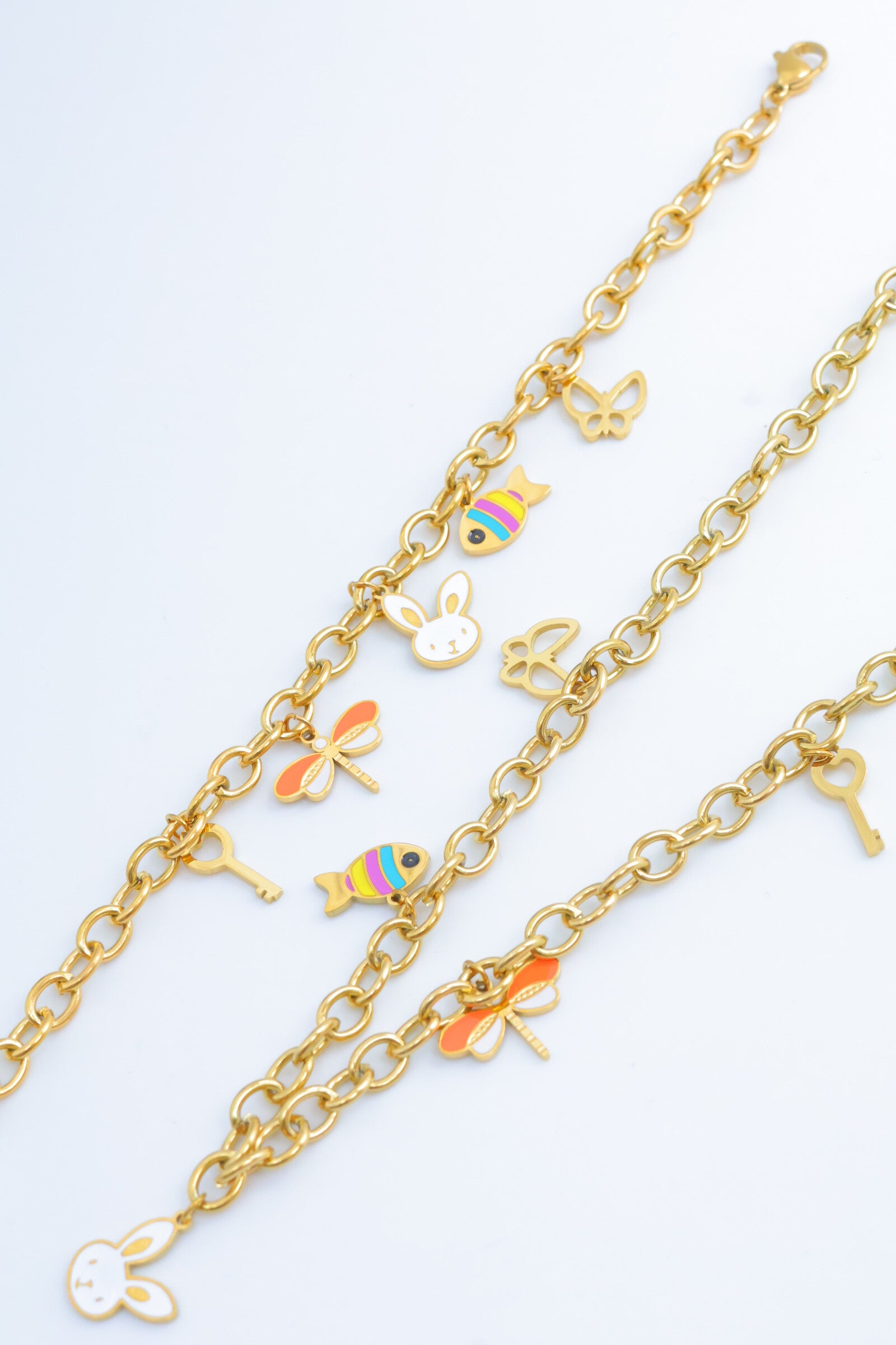 Parure de bijoux en acier inoxydable - DORÉ