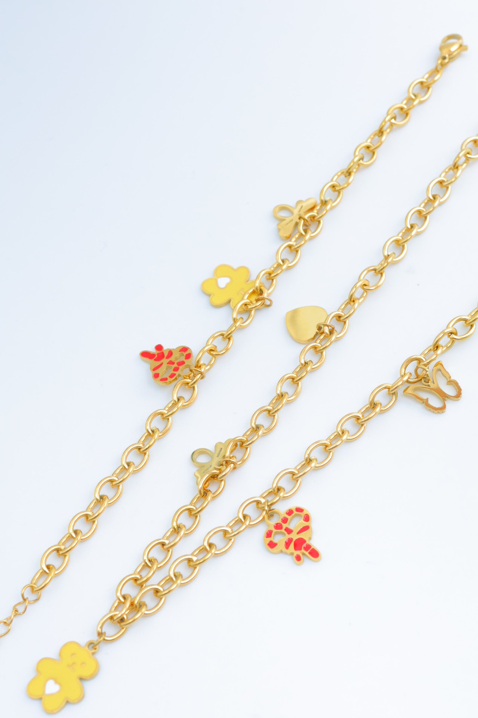 Parure de bijoux en acier inoxydable - DORÉ