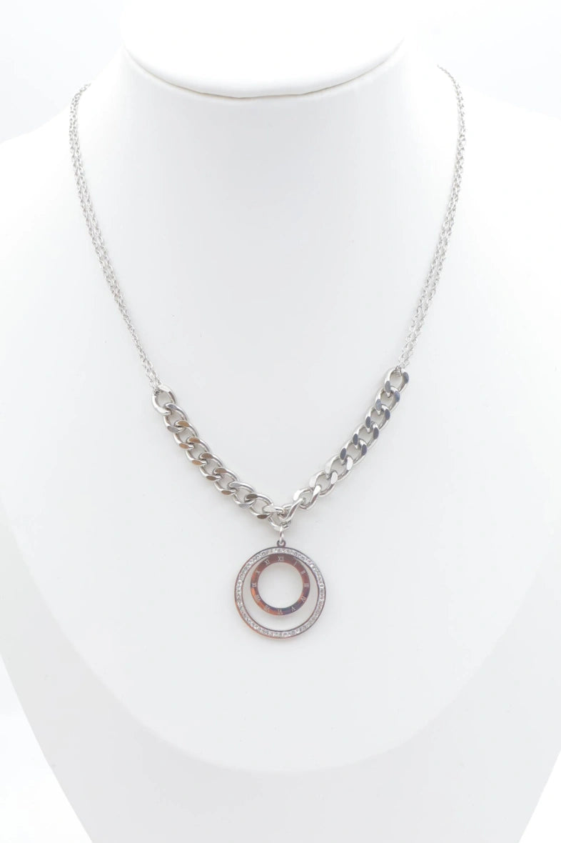 Collier en acier inoxydable - ARGENT