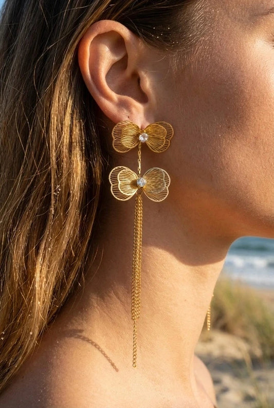 Boucles d’oreilles en acier inoxydable
