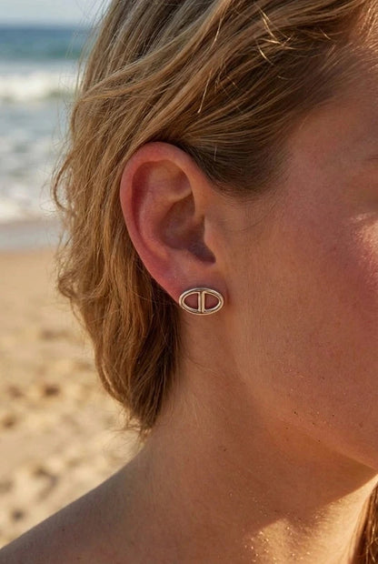 Boucles d’oreilles en acier inoxydable