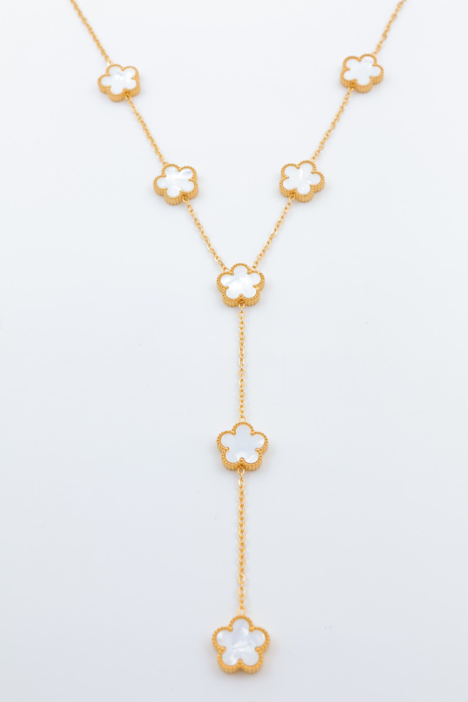 Collier en acier inoxydable - BLANC