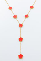 Collier en acier inoxydable - ROUGE