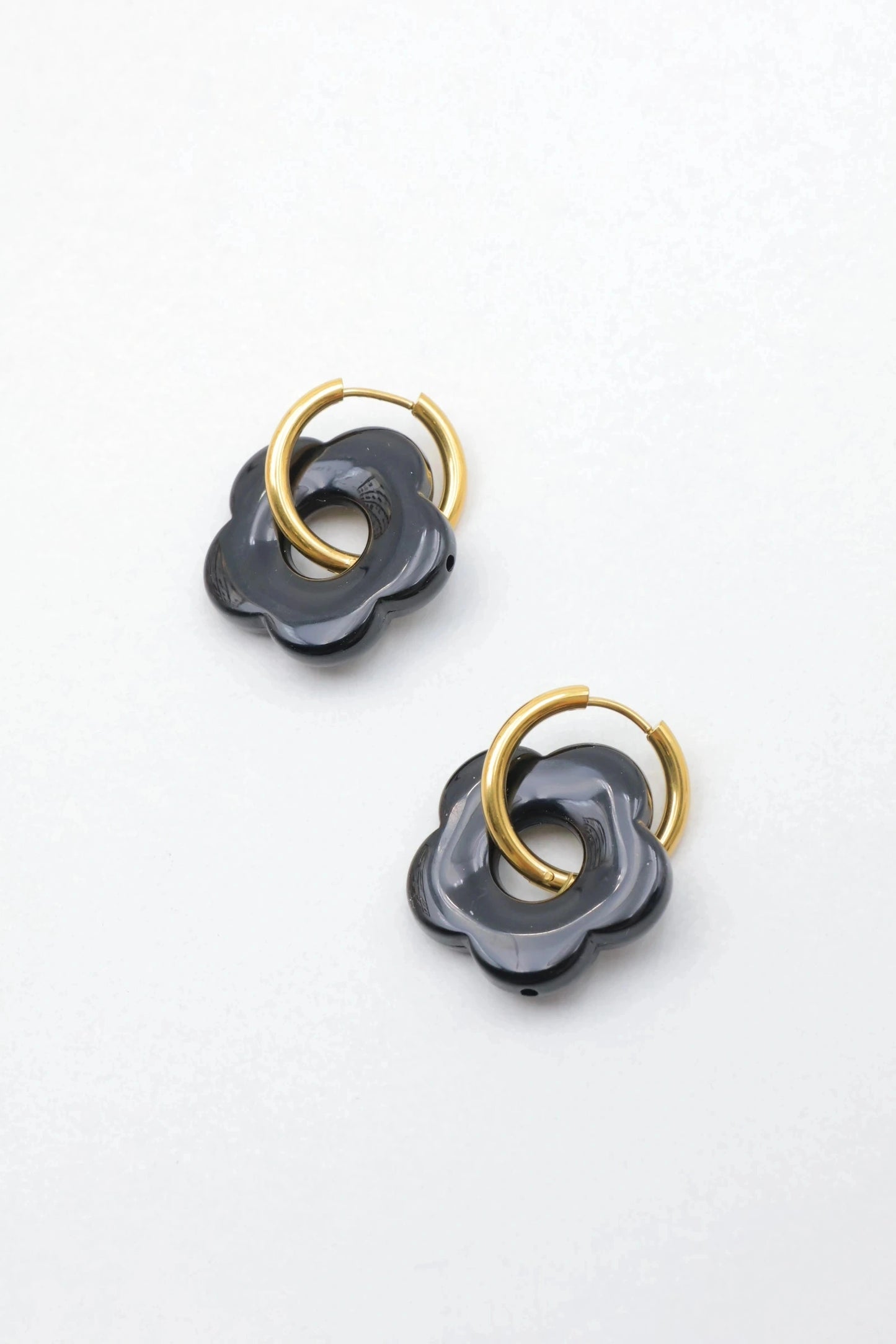 Boucles d’oreilles en acier inoxydable