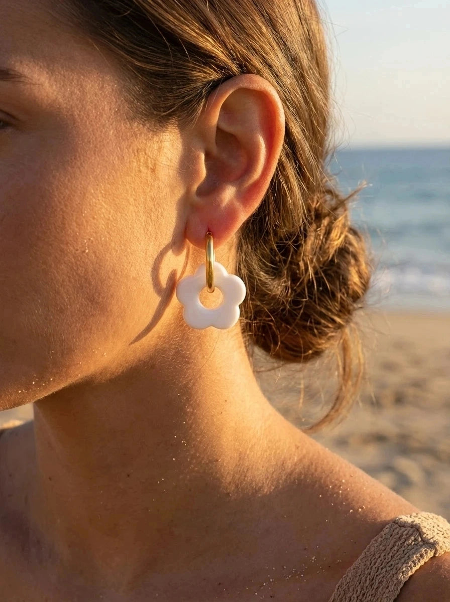 Boucles d’oreilles en acier inoxydable