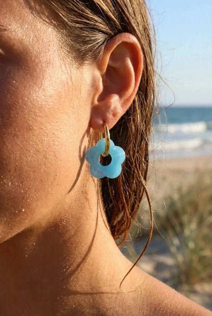 Boucles d’oreilles en acier inoxydable