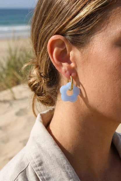 Boucles d’oreilles en acier inoxydable
