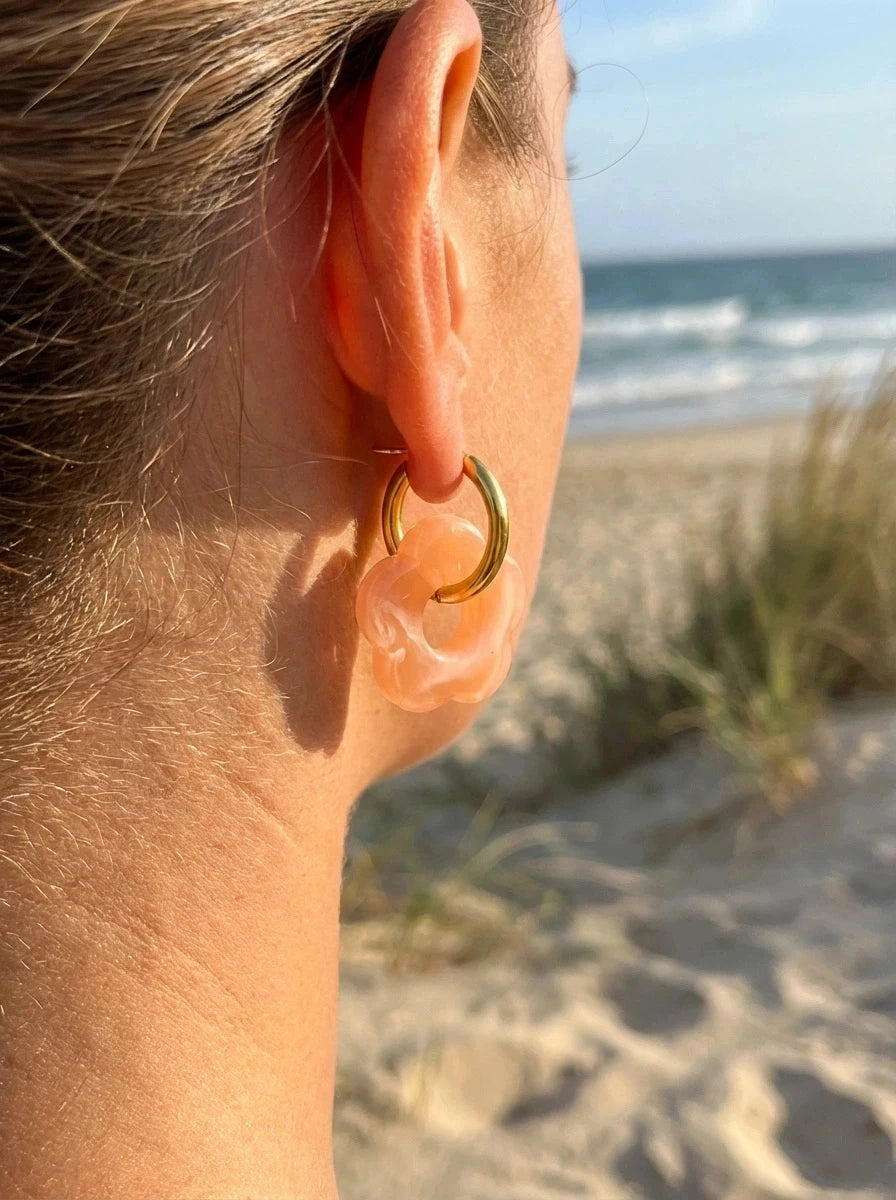 Boucles d’oreilles en acier inoxydable