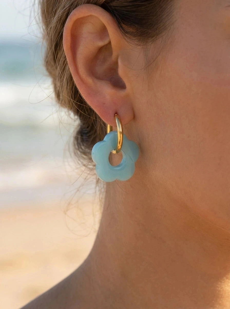 Boucles d’oreilles en acier inoxydable