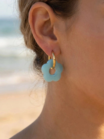 Boucles d’oreilles en acier inoxydable