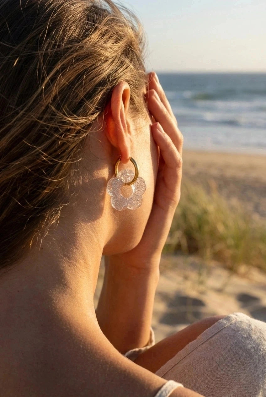 Boucles d’oreilles en acier inoxydable