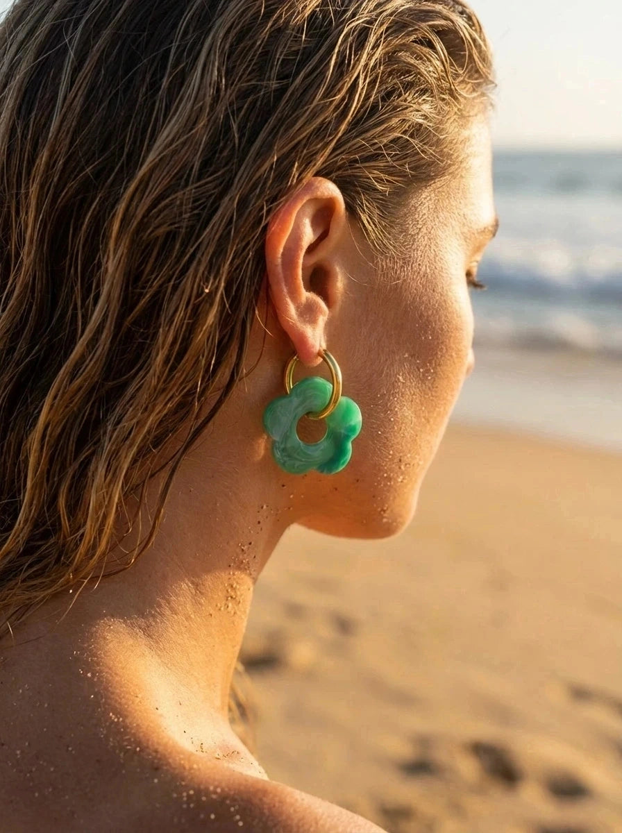 Boucles d’oreilles en acier inoxydable