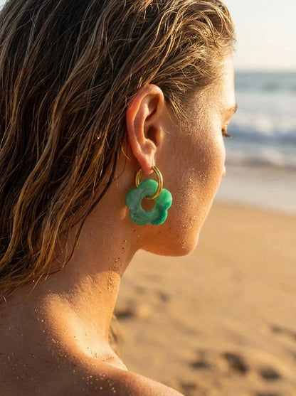 Boucles d’oreilles en acier inoxydable