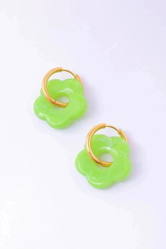 Boucles d’oreilles en acier inoxydable
