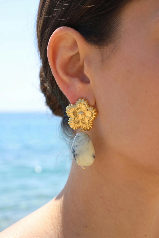 Boucles d’oreilles en acier inoxydable