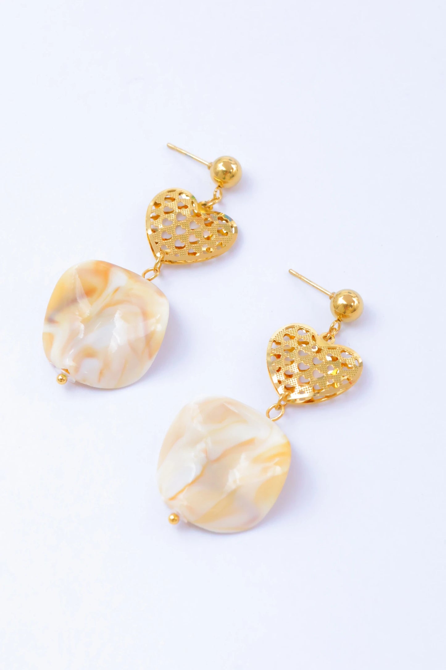 Boucles d’oreilles en acier inoxydable